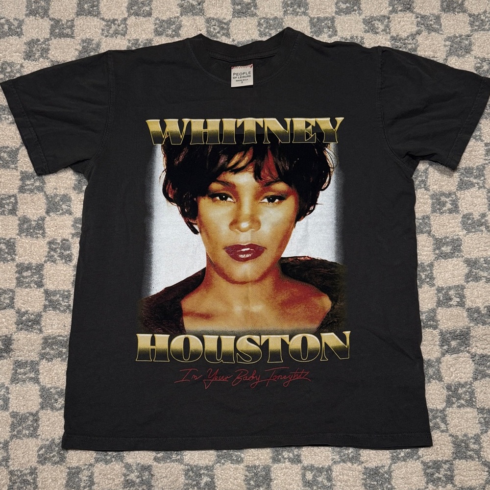 People of leisure Whitney Houston Graphic T-Shirt